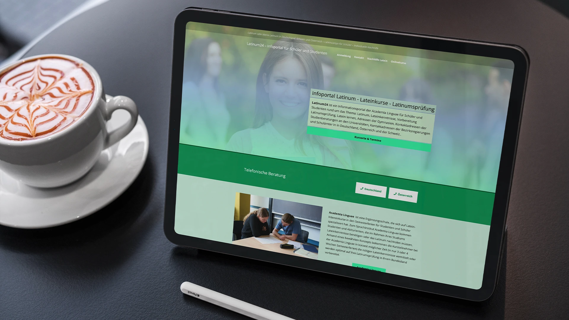 latinum 24 infoportal web tasarım çalışması