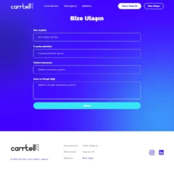 carrtell kurumsal web site tasarımı