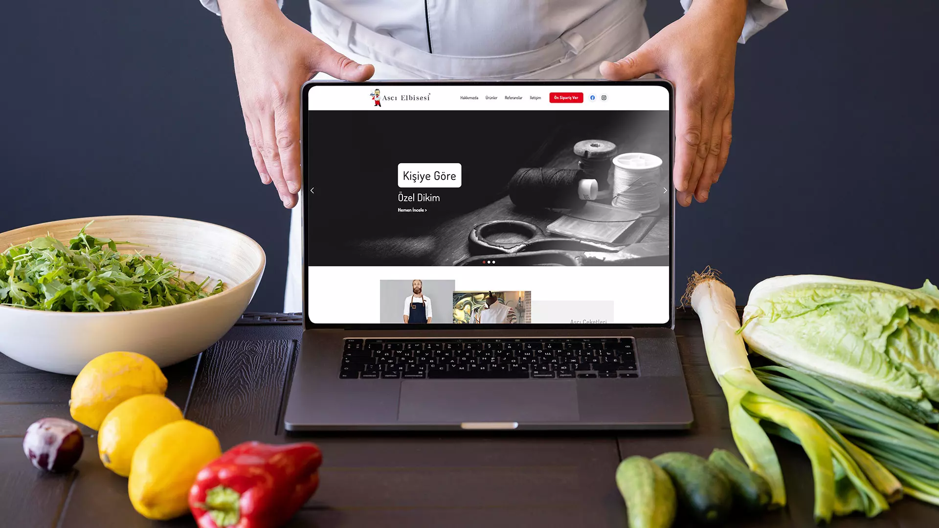 aşçı elbisesi antalya kurumsal web tasarım çalışması