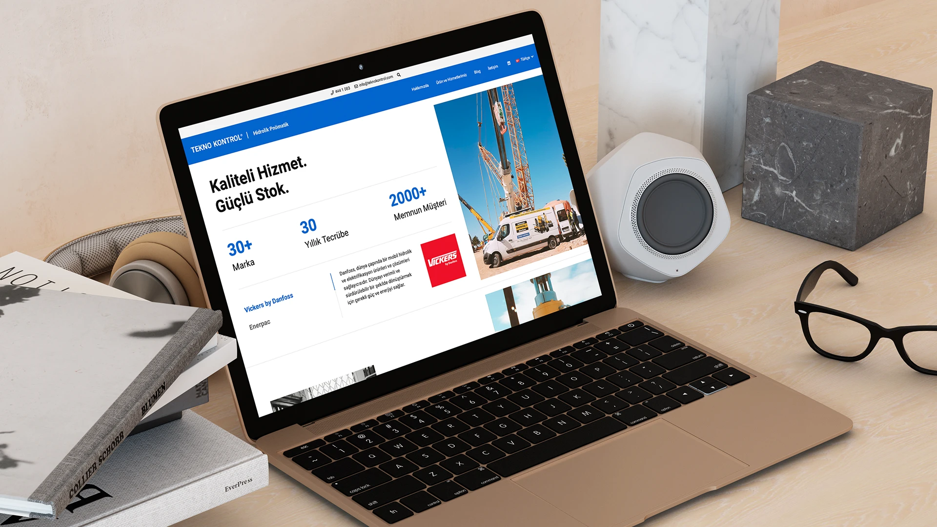 tekno kontrol kurumsal web tasarım çalışması
