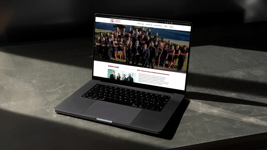 izmir avukat kapital legal kurumsal web tasarım çalışması