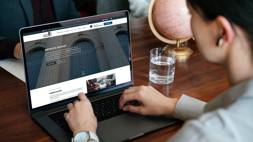 avukat kamile kaya kurumsal web tasarım çalışması