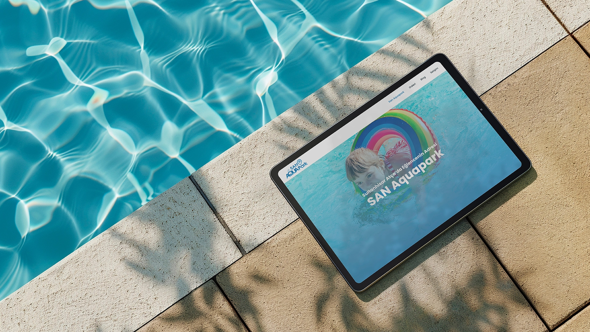 san aquapark kurumsal web tasarım çalışması