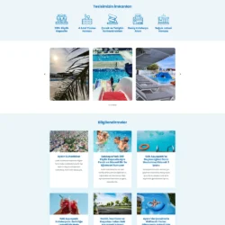 san aquapark kurumsal web tasarım çalışması