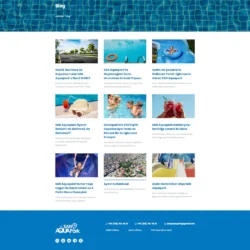 san aquapark kurumsal web tasarım çalışması