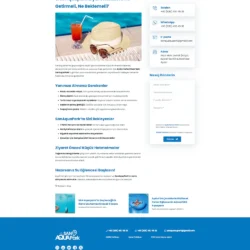 san aquapark kurumsal web tasarım çalışması