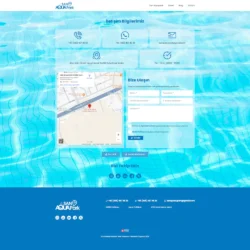 san aquapark kurumsal web tasarım çalışması
