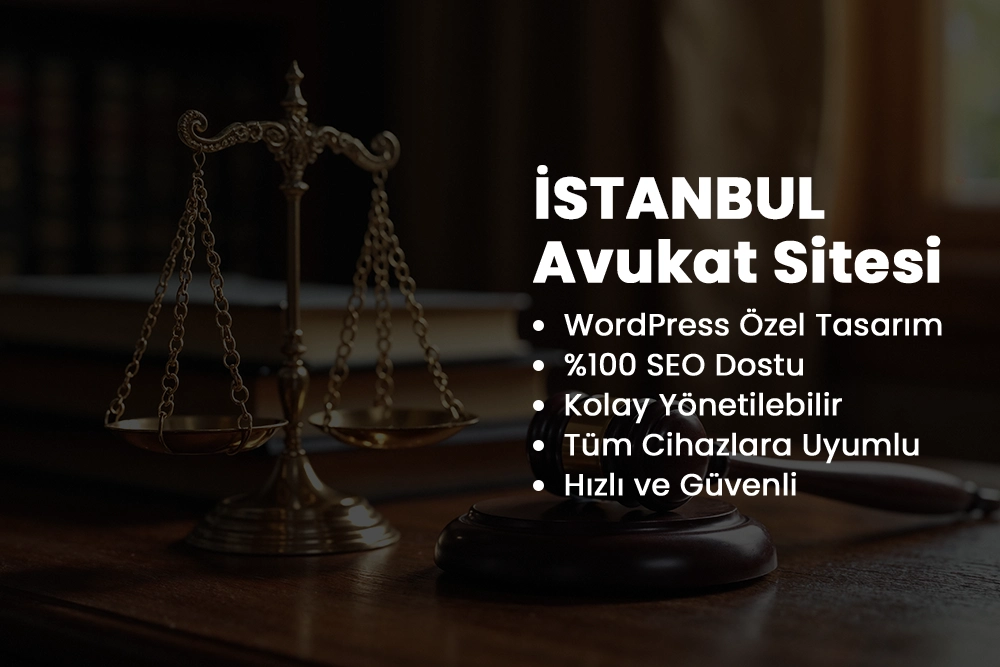 istanbul avukat sitesi yapımı, özel tasarım wordpress avukat sitesi tasarımı